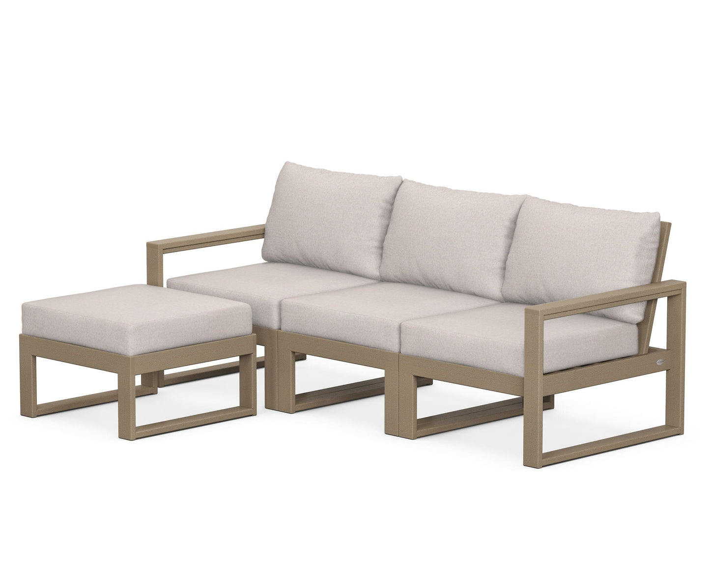 EDGE 4-Piece Modular Deep Seating Set with Ottoman