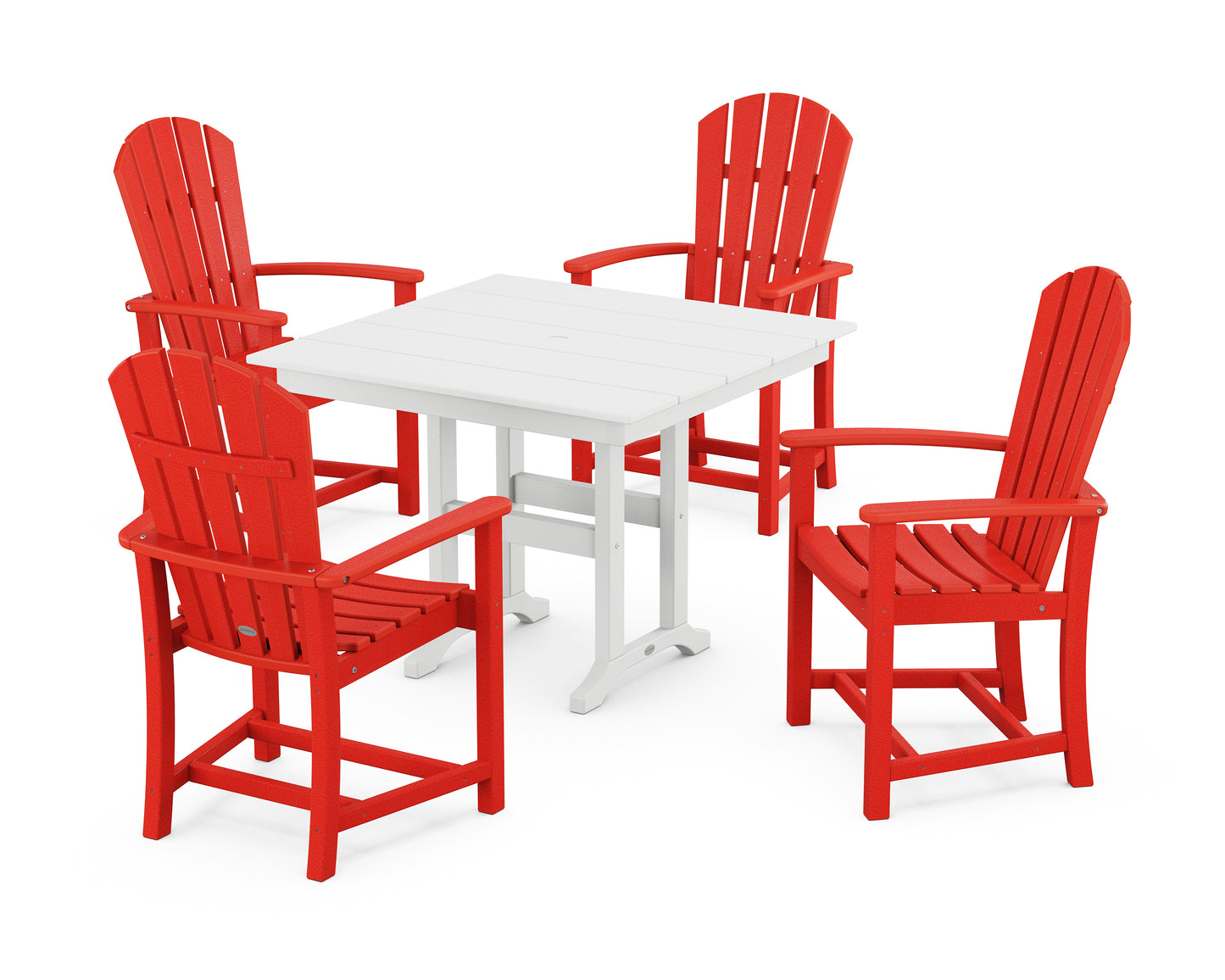 Palm Coast 5-Piece Farmhouse Dining Set