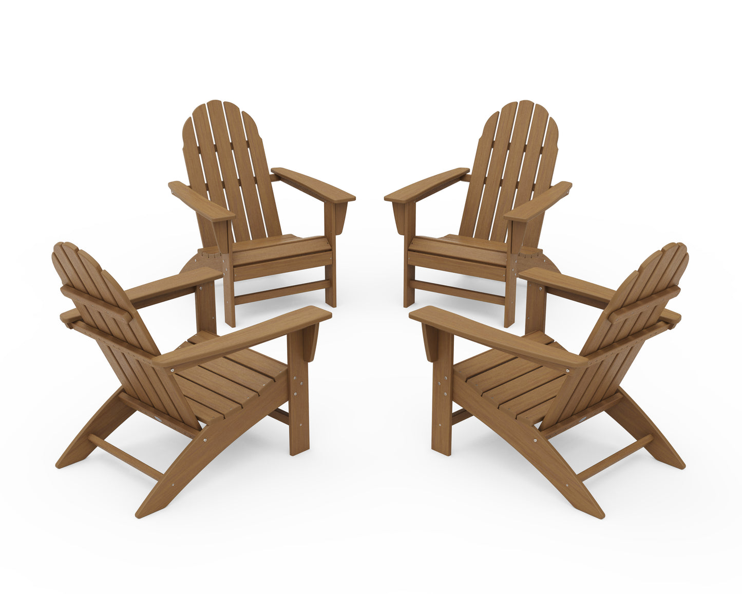 Vineyard 4-Piece Adirondack Conversation Set