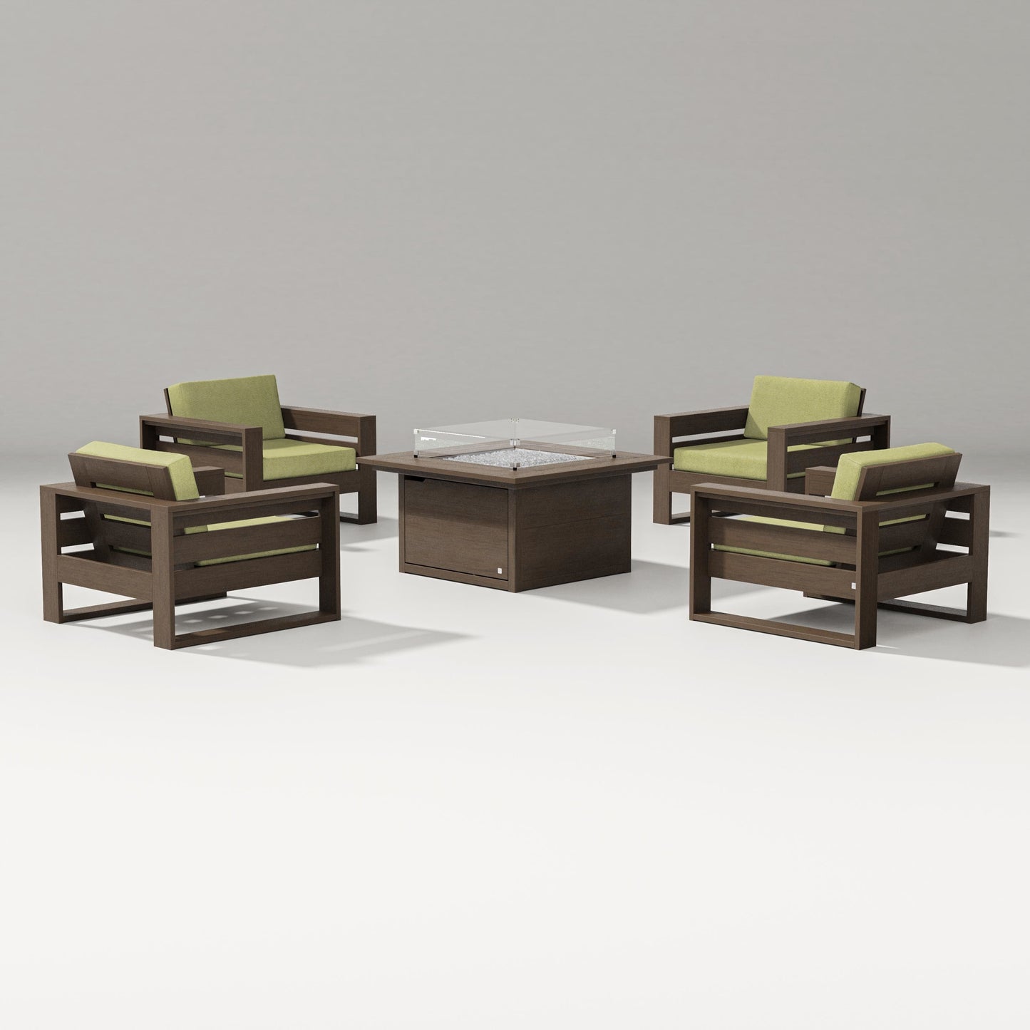 Latitude 5-Piece Lounge Fire Table Set