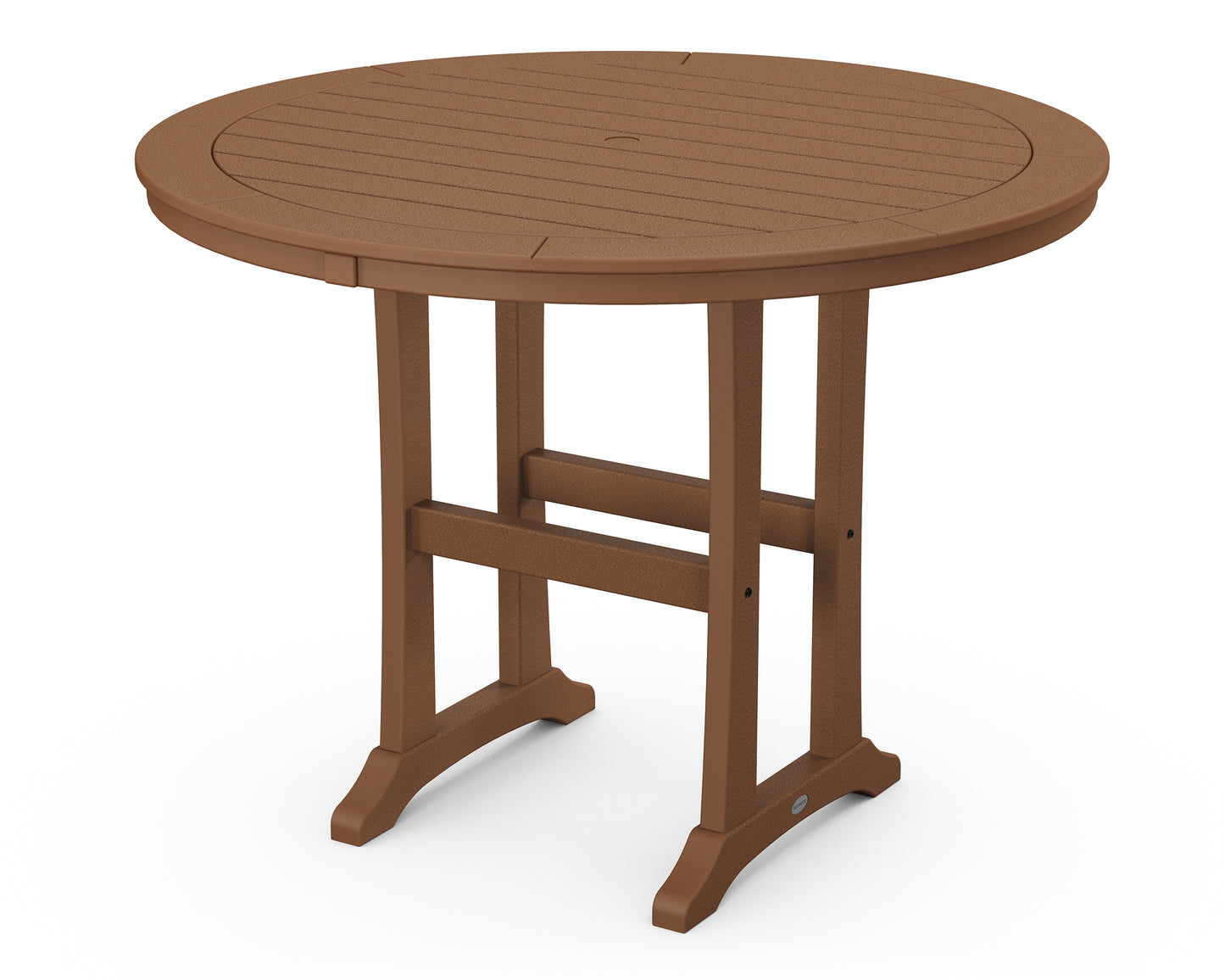 Nautical Trestle 48" Round Counter Table