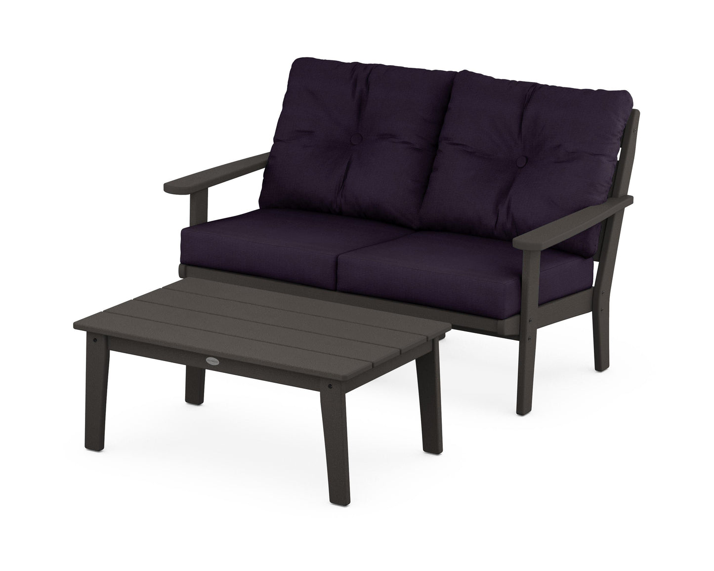 Lakeside 2-Piece Lounge Loveseat Set