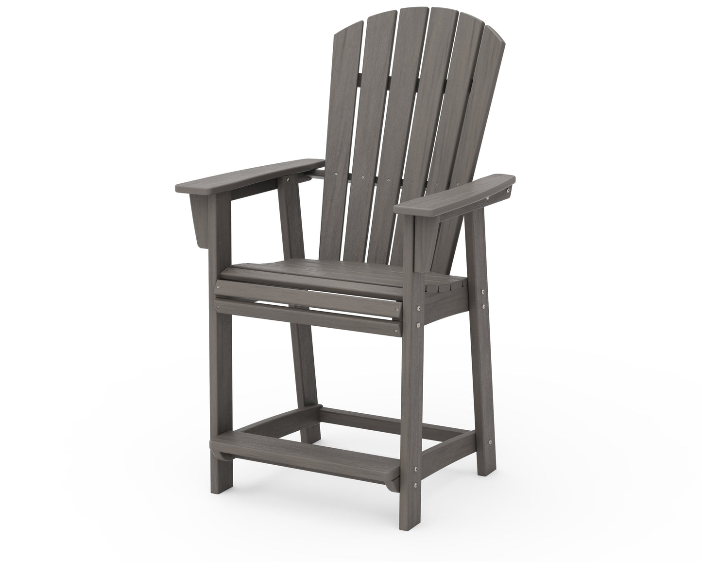 Nautical Curveback Adirondack Counter Chair