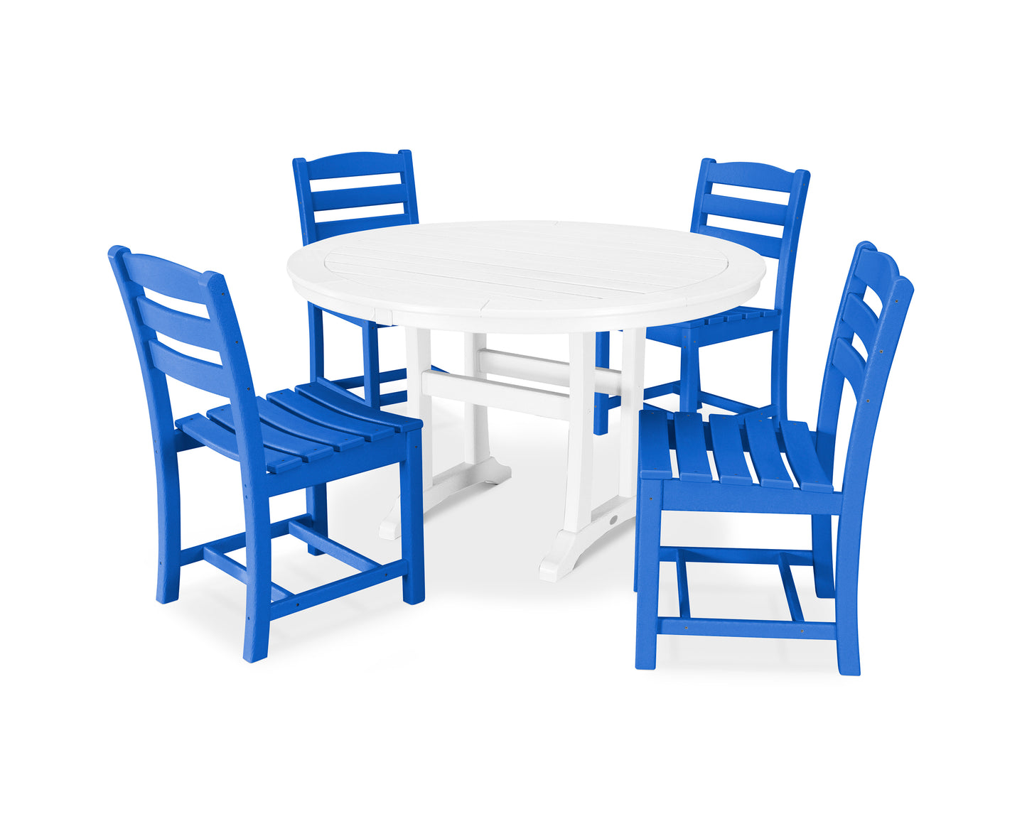 La Casa Caf‚ 5-Piece Side Chair Dining Set