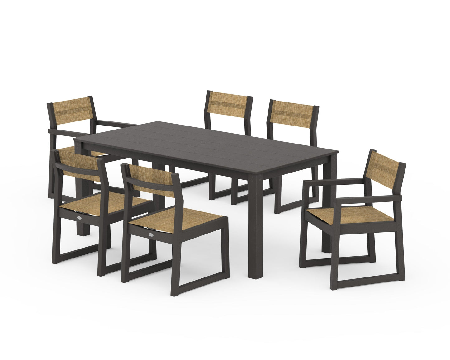 EDGE Sling 7-Piece Parsons Dining Set