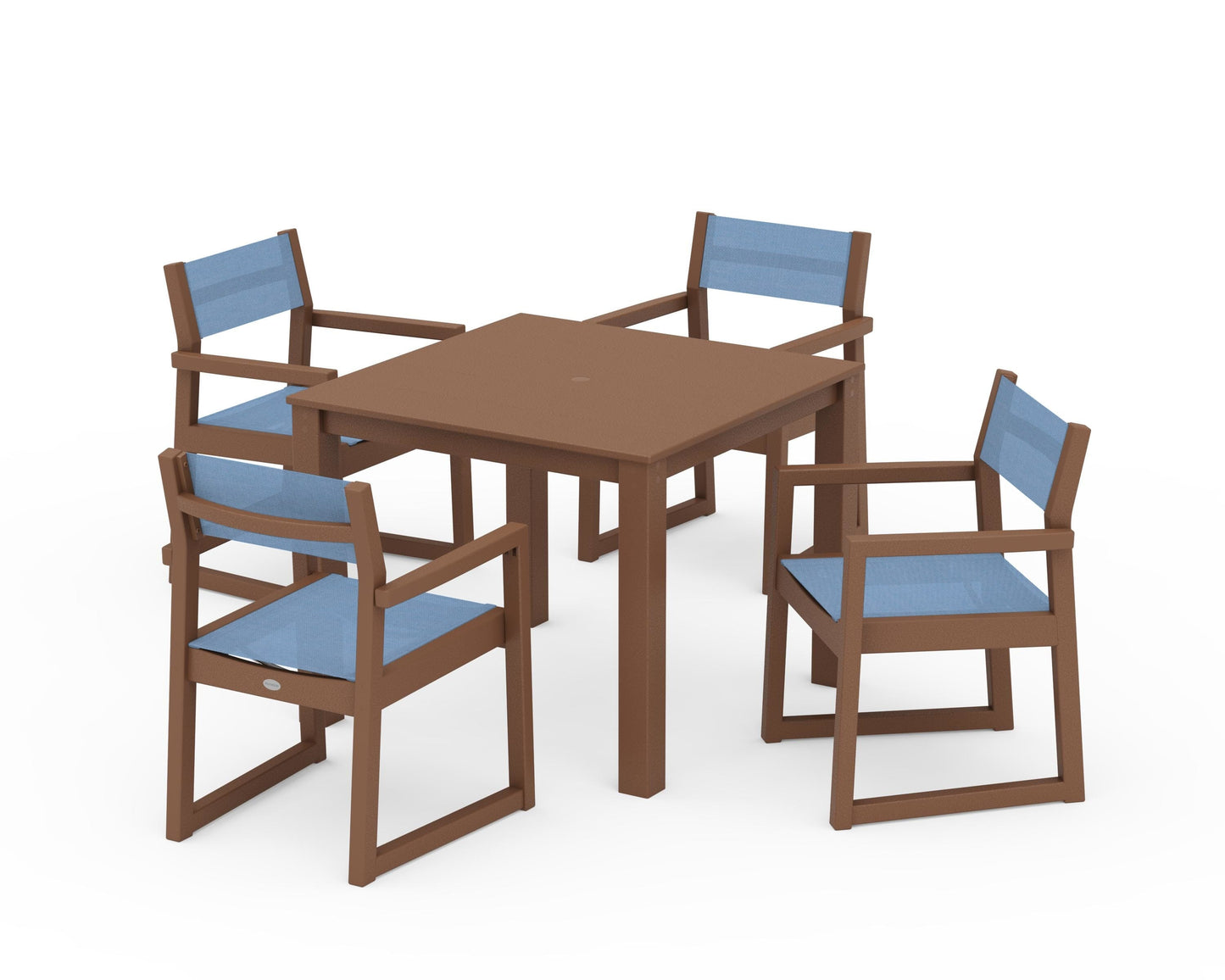 EDGE Sling Arm Chair 5-Piece Parsons Dining Set