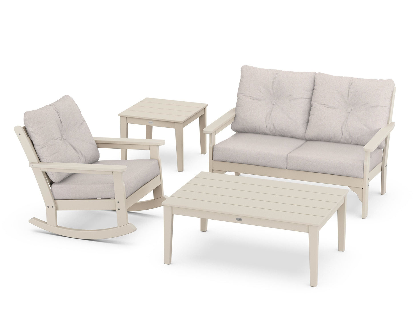 Vineyard 4-Piece Deep Seating Rocker Set