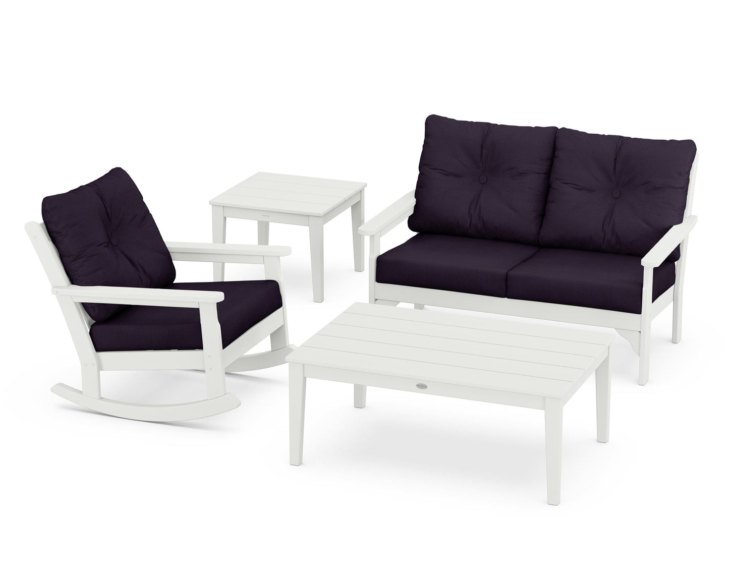 Vineyard 4-Piece Deep Seating Rocker Set
