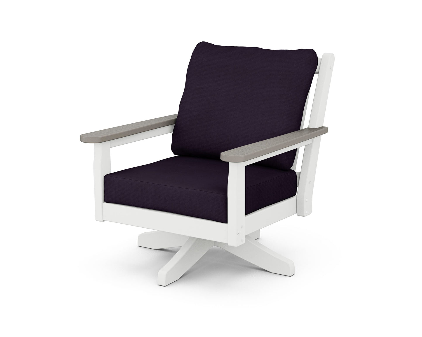 Chippendale Deep Seating Swivel Chair