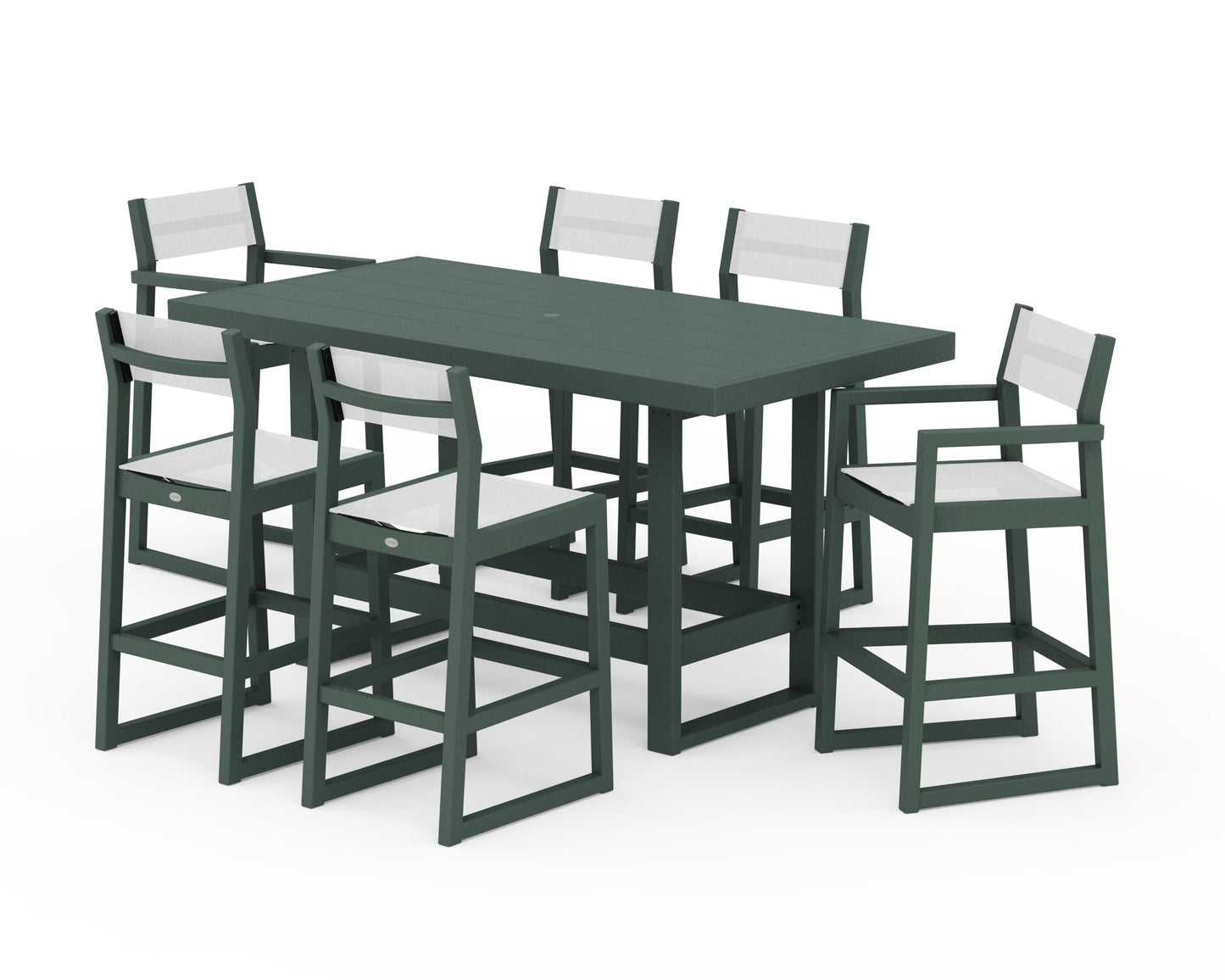 EDGE Sling 7-Piece Bar Table Set