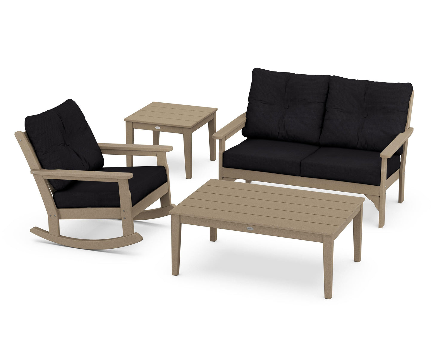 Vineyard 4-Piece Deep Seating Rocker Set