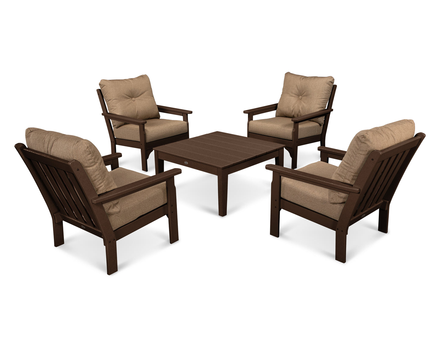 Vineyard 5-Piece Deep Seating Conversation Set