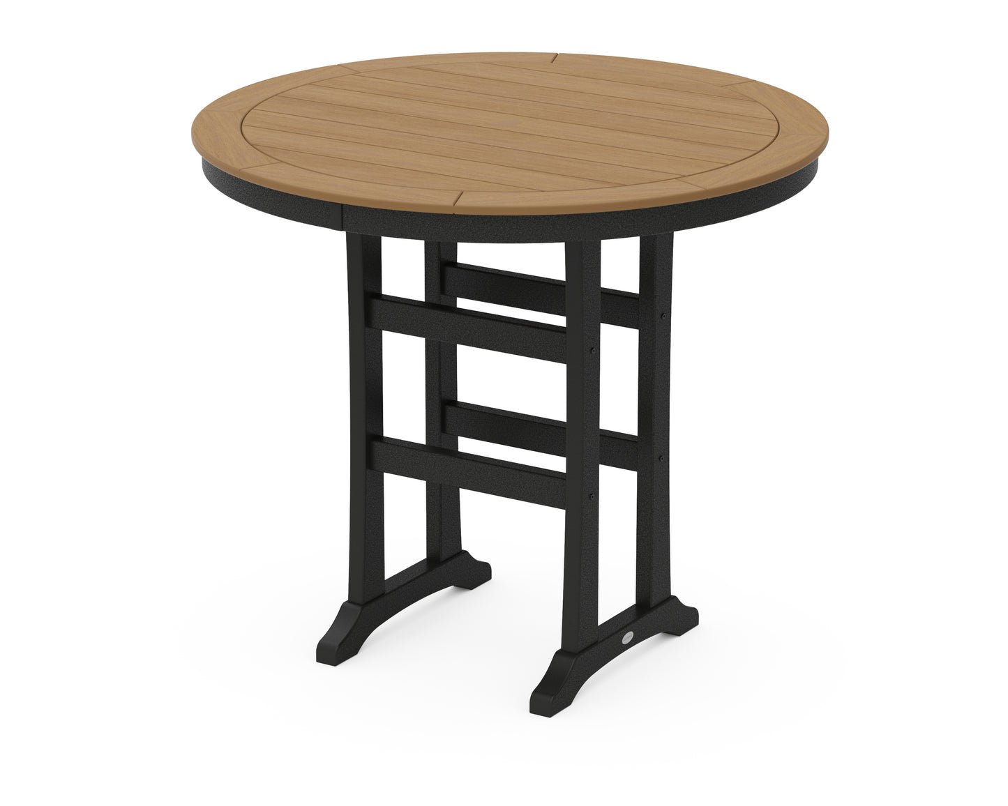 Nautical Trestle 48" Round Bar Table