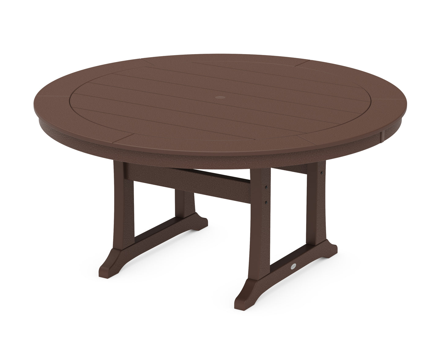 Nautical Trestle 60" Round Dining Table