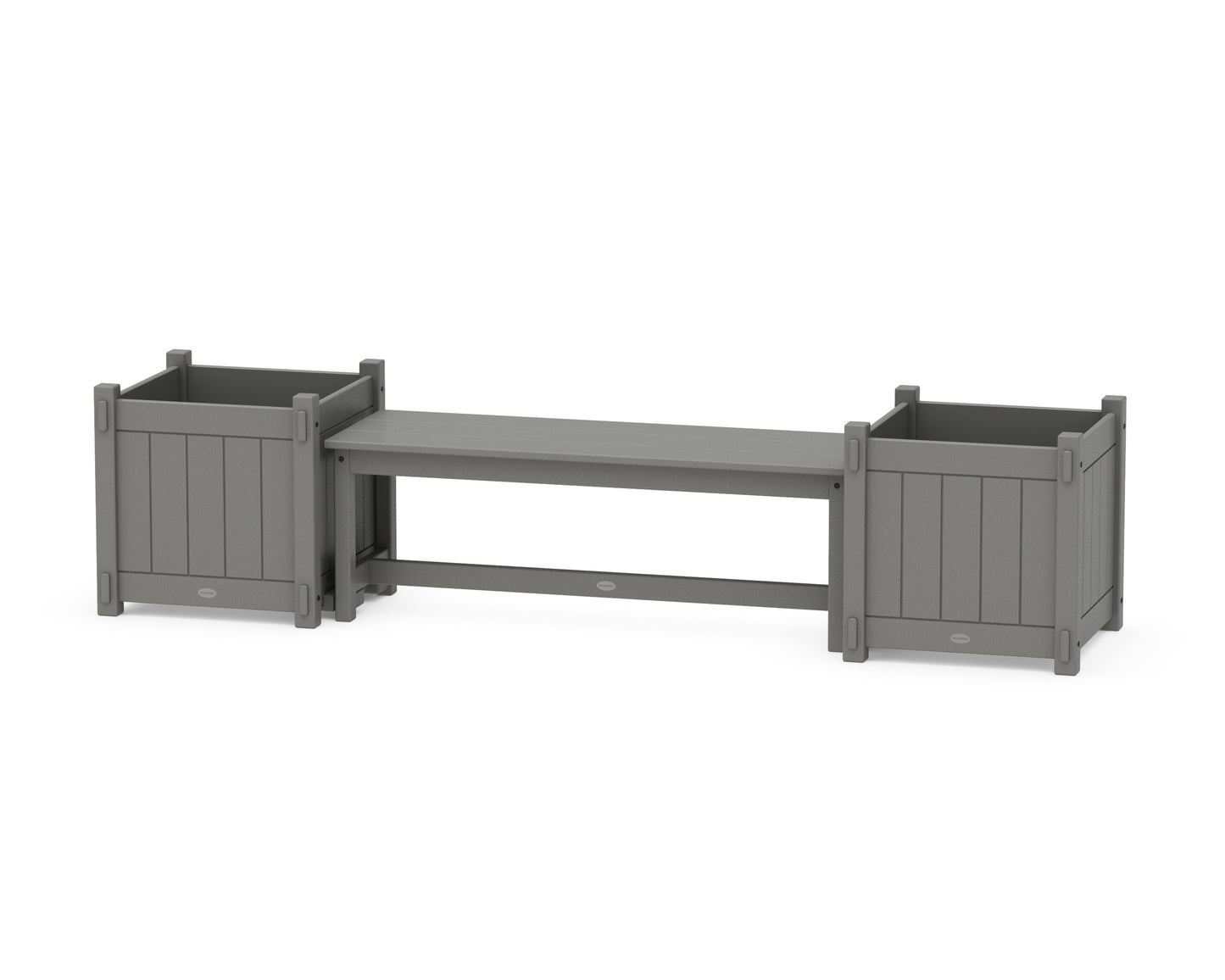 48" Vineyard Straight Planter Bench Set - Large