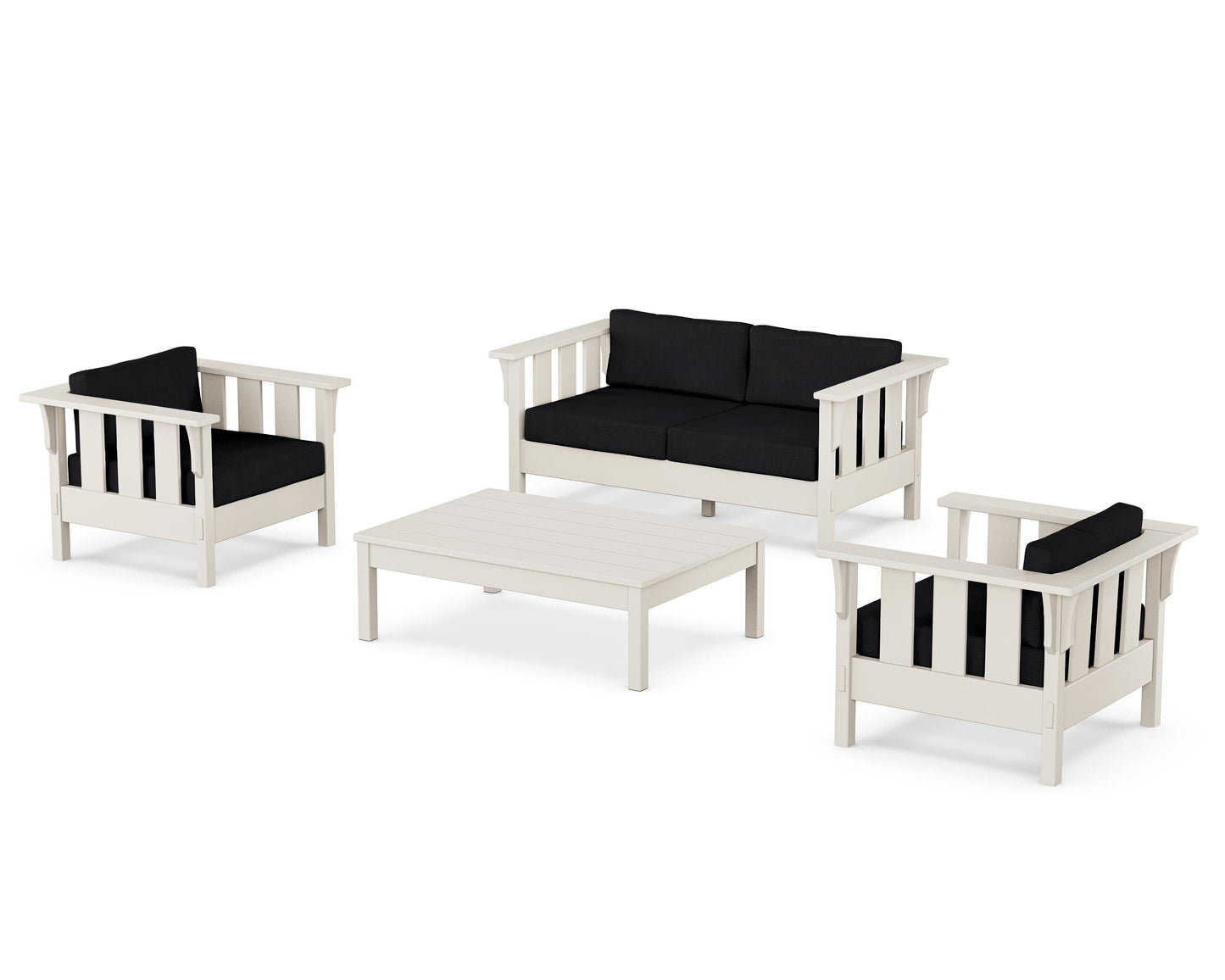Acadia 4-Piece Deep Seating Set with Loveseat