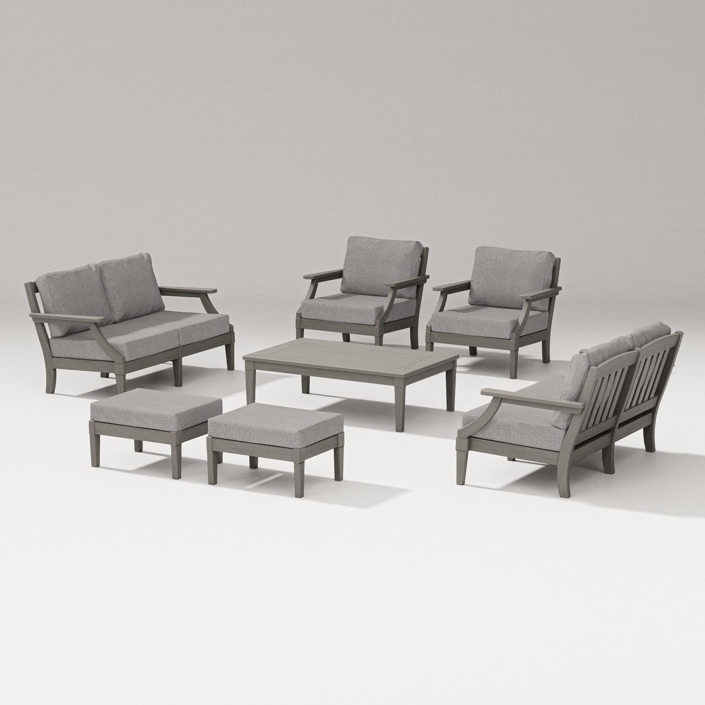 Estate 7-Piece Lounge Loveseat Set