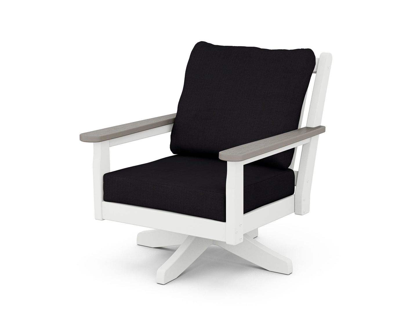 Chippendale Deep Seating Swivel Chair