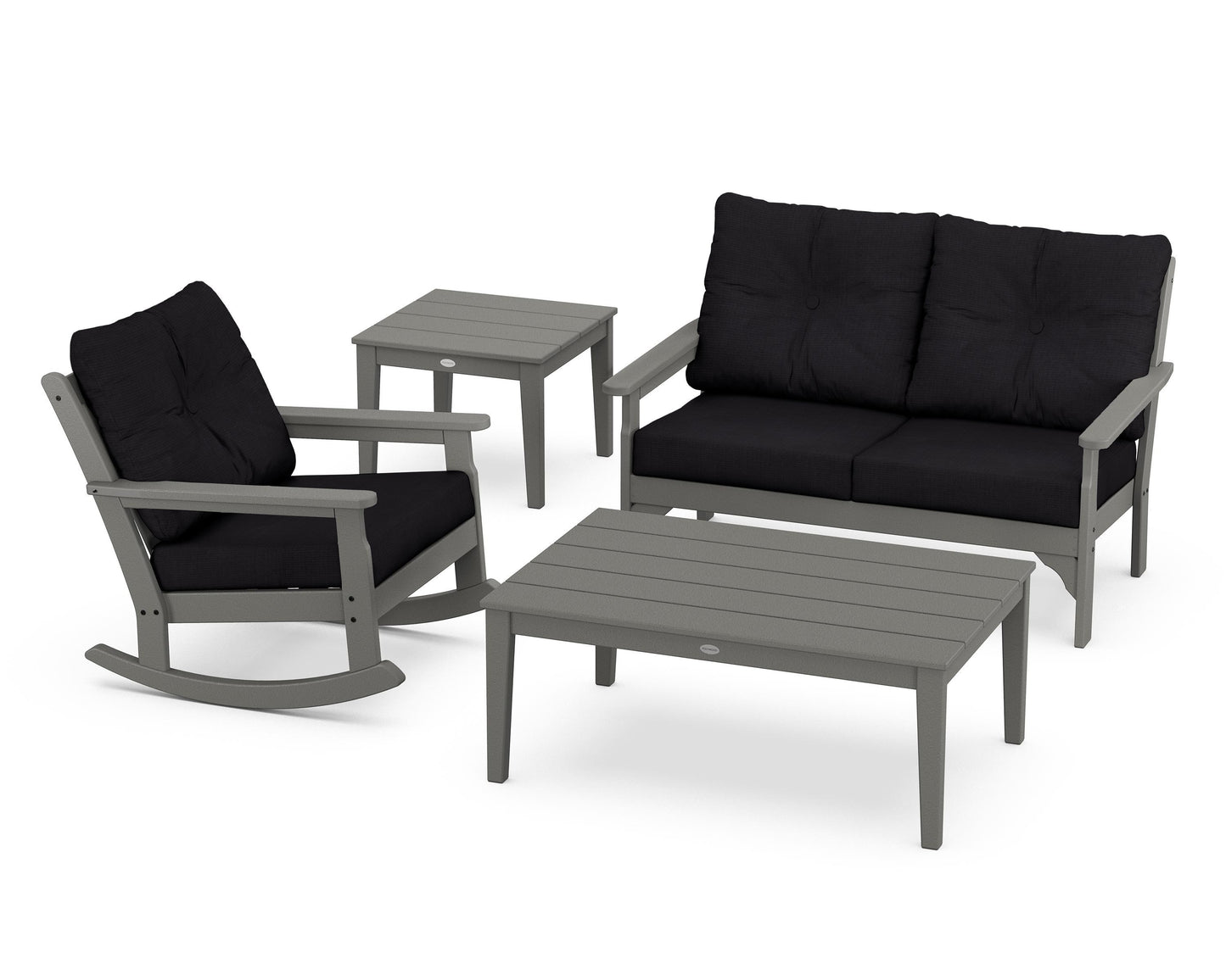 Vineyard 4-Piece Deep Seating Rocker Set