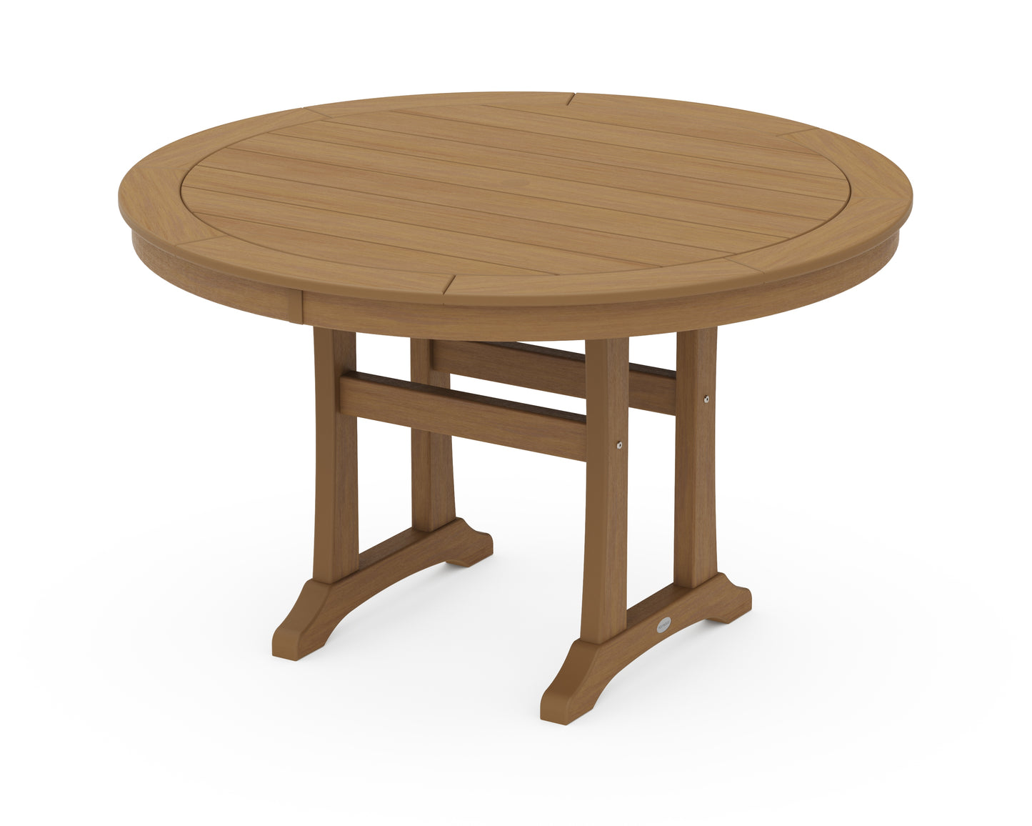 Nautical Trestle 48" Round Dining Table