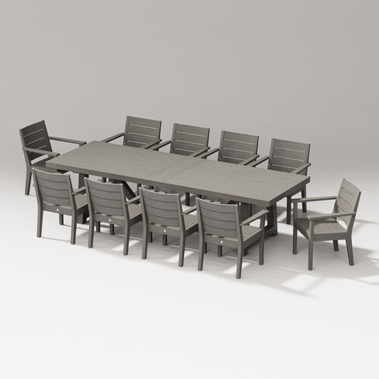 Latitude 11-Piece A-Frame Table Dining Set