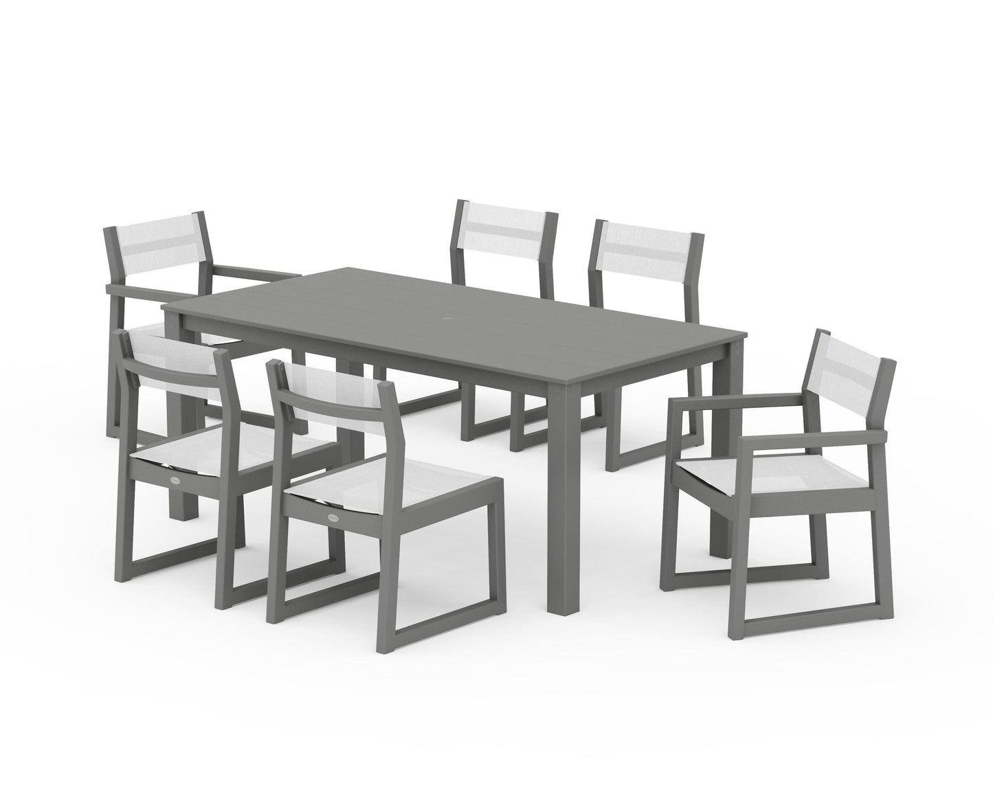 EDGE Sling 7-Piece Parsons Dining Set