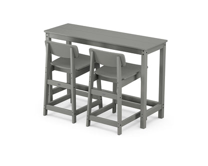 Modern Studio Urban Lowback Counter Chair 3-Piece Balcony Set