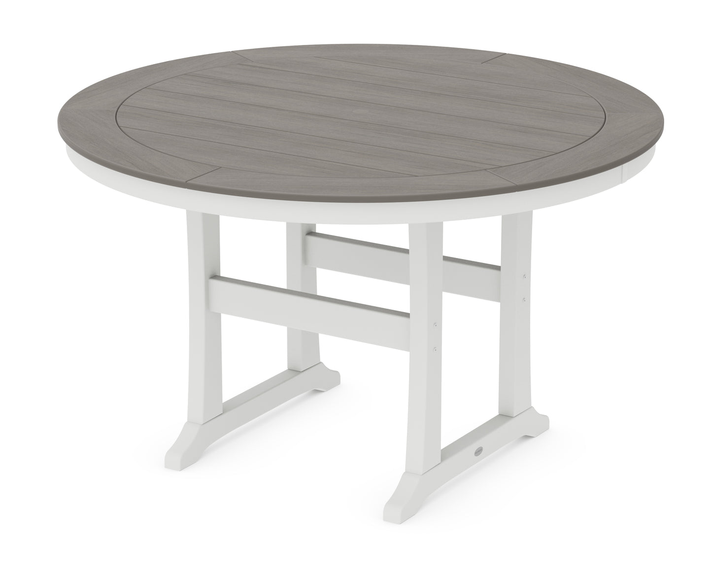 Nautical Trestle 60" Round Counter Table