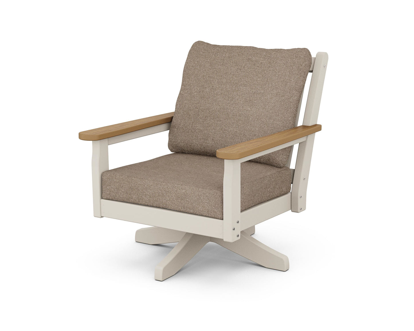 Chippendale Deep Seating Swivel Chair