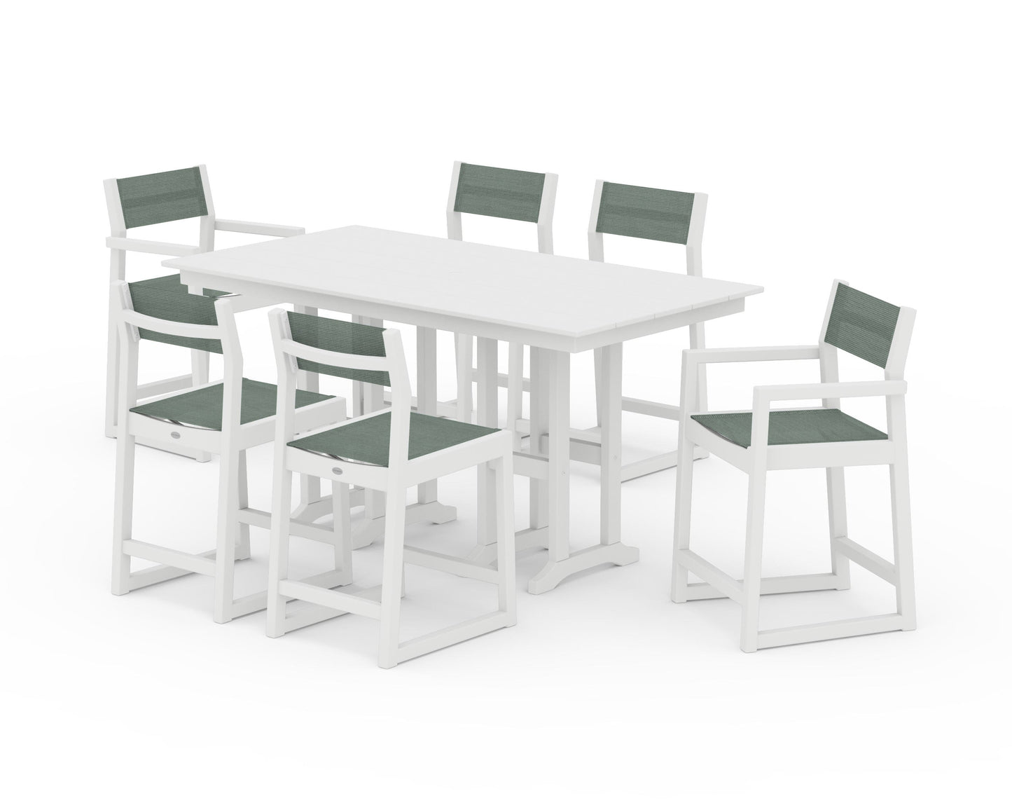 EDGE Sling 7-Piece Farmhouse Counter Set