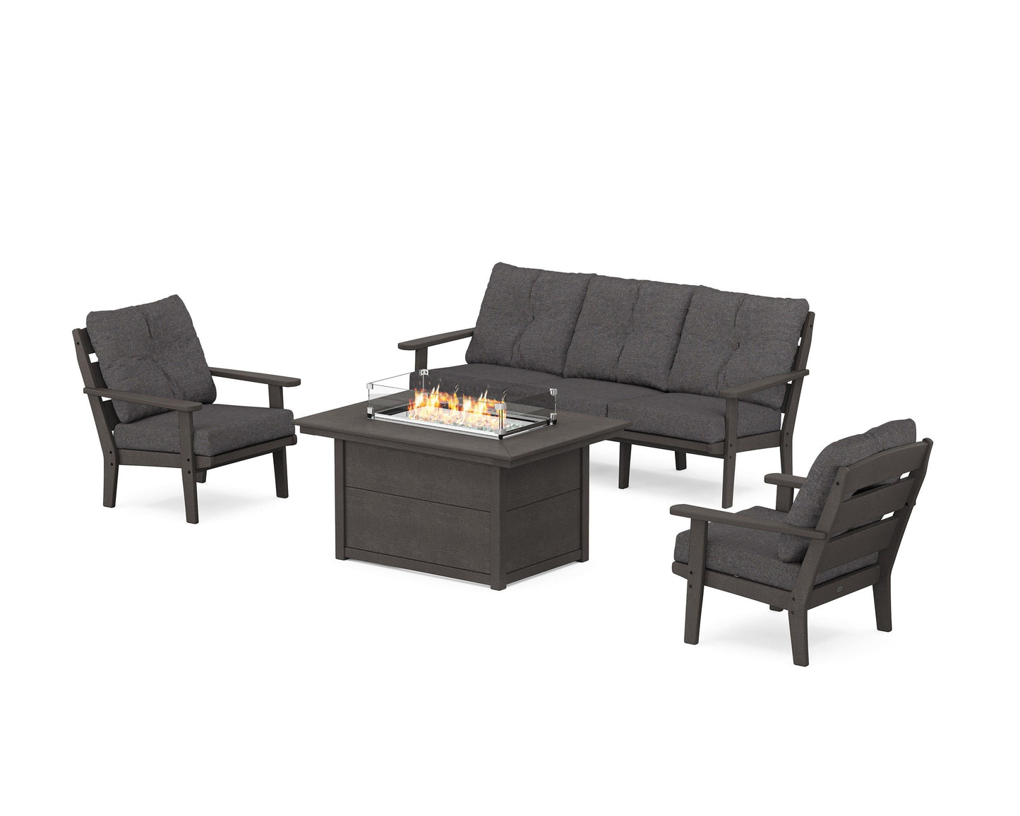 Lakeside Deep Seating Fire Pit Table Set