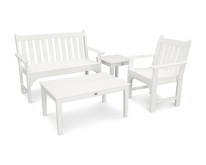 Vineyard 4-Piece Bench Seating Set