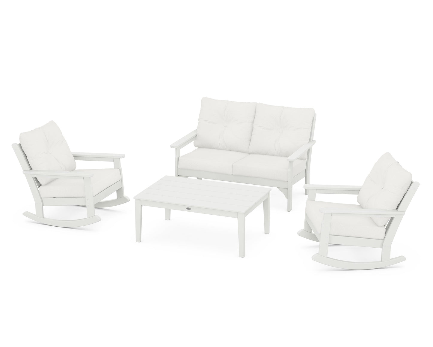 Vineyard 4-Piece Deep Seating Rocking Chair Set