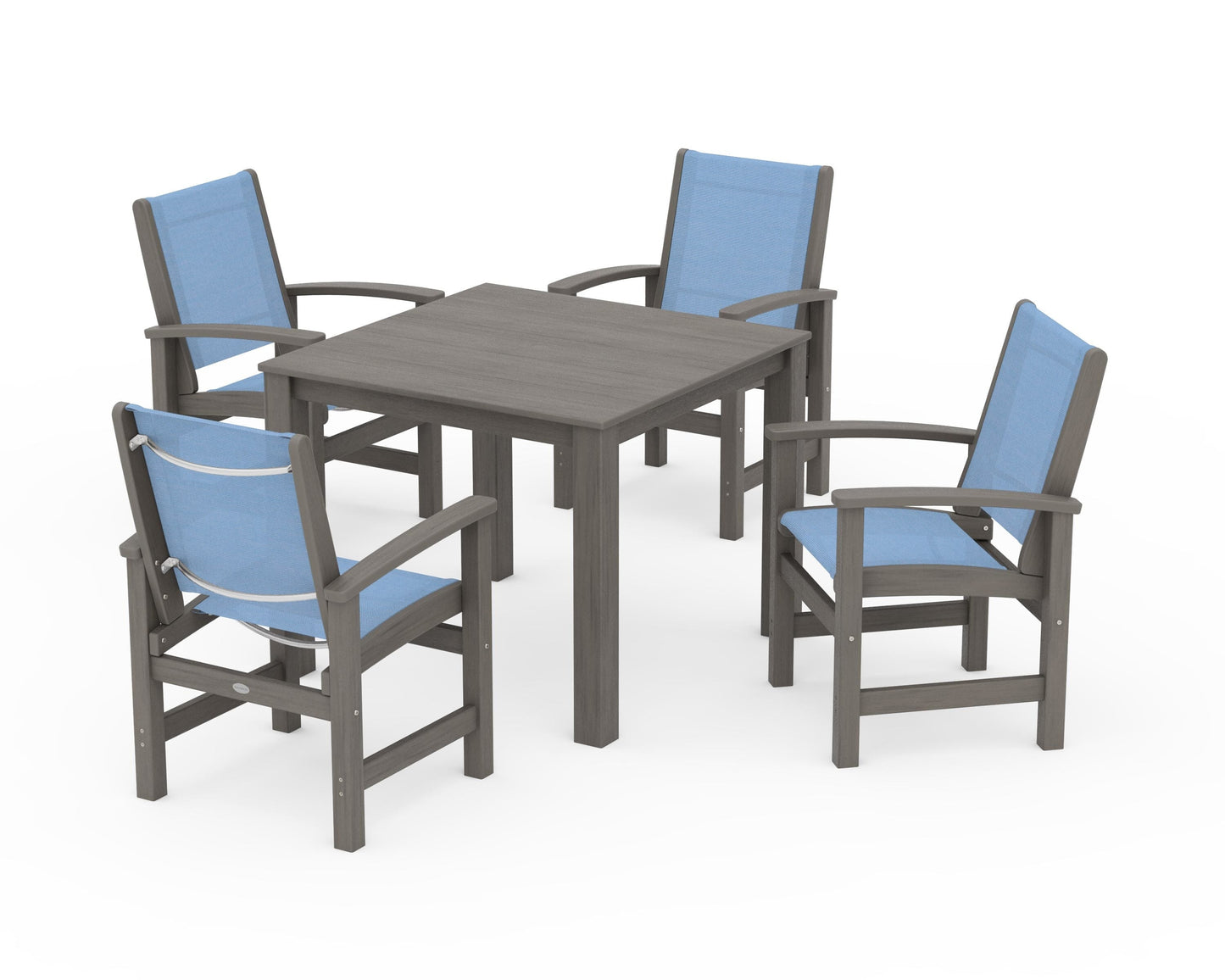 Coastal 5-Piece Parsons Dining Set