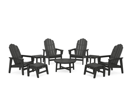 Vineyard Grand Upright Adirondack 9-Piece Conversation Set