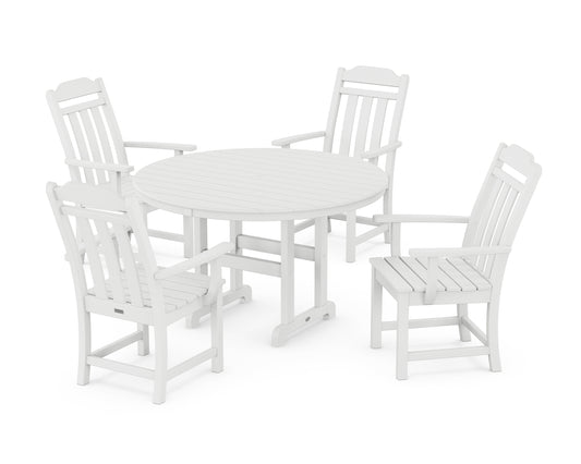 Country Living 5-Piece Round Farmhouse Dining Set