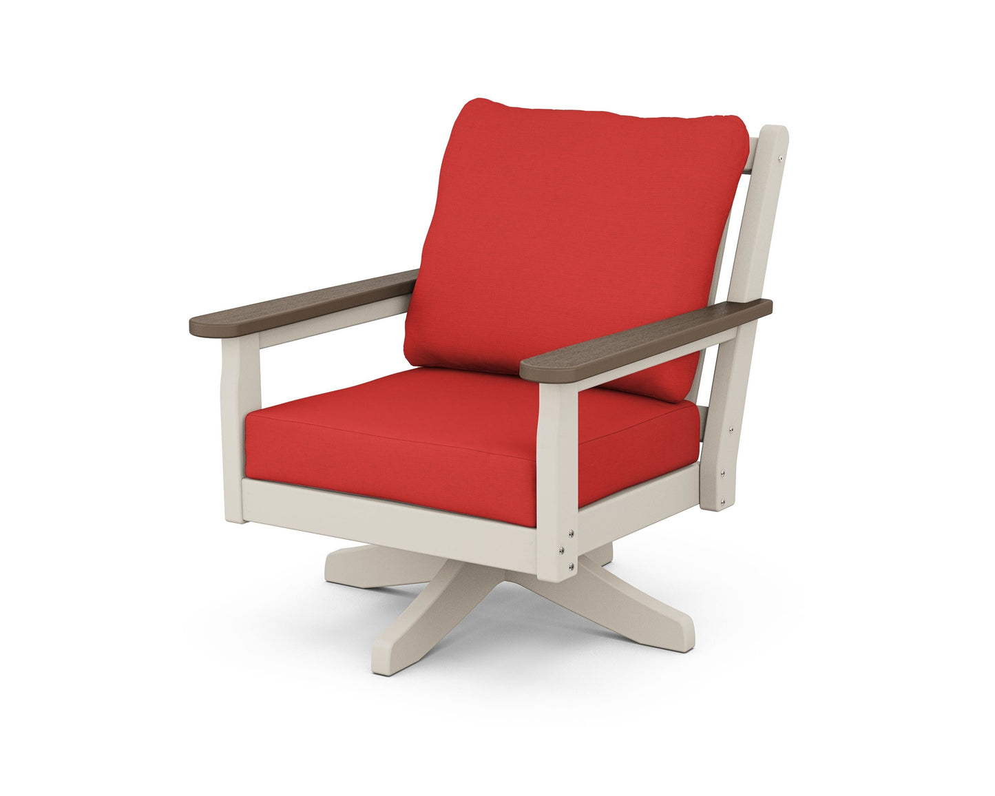 Chippendale Deep Seating Swivel Chair