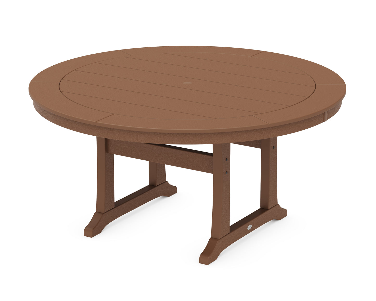 Nautical Trestle 60" Round Dining Table