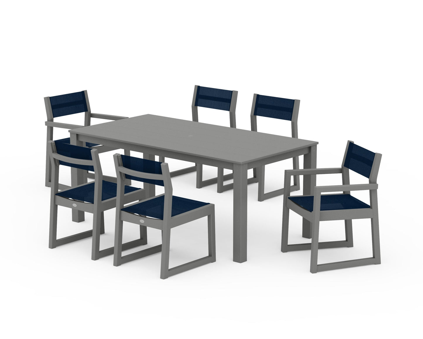 EDGE Sling 7-Piece Parsons Dining Set