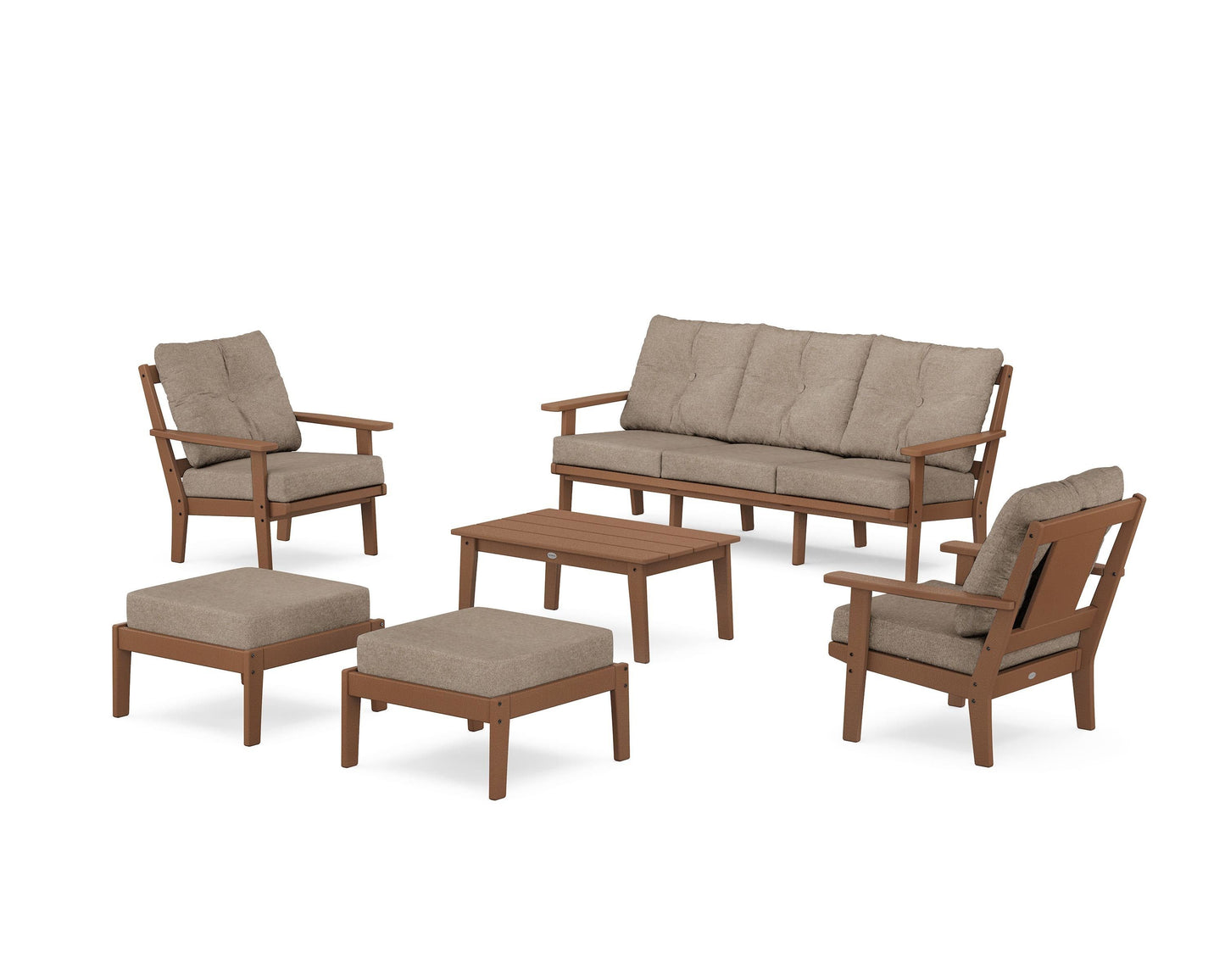 Prairie 6-Piece Lounge Sofa Set