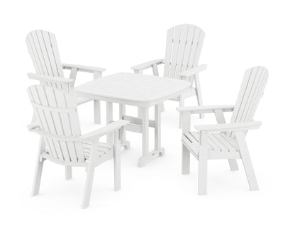 Nautical Curveback Adirondack 5-Piece Dining Set