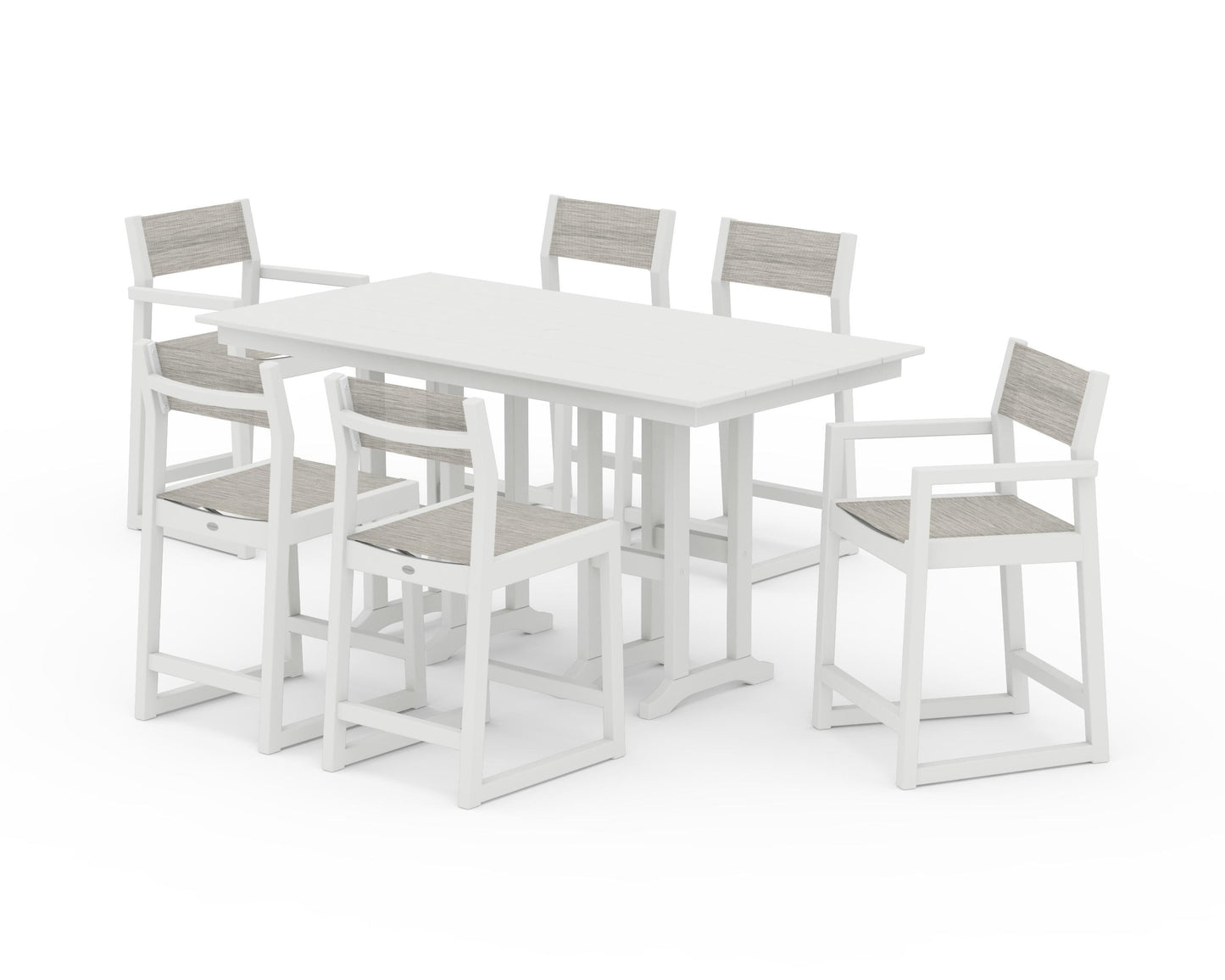 EDGE Sling 7-Piece Farmhouse Counter Set