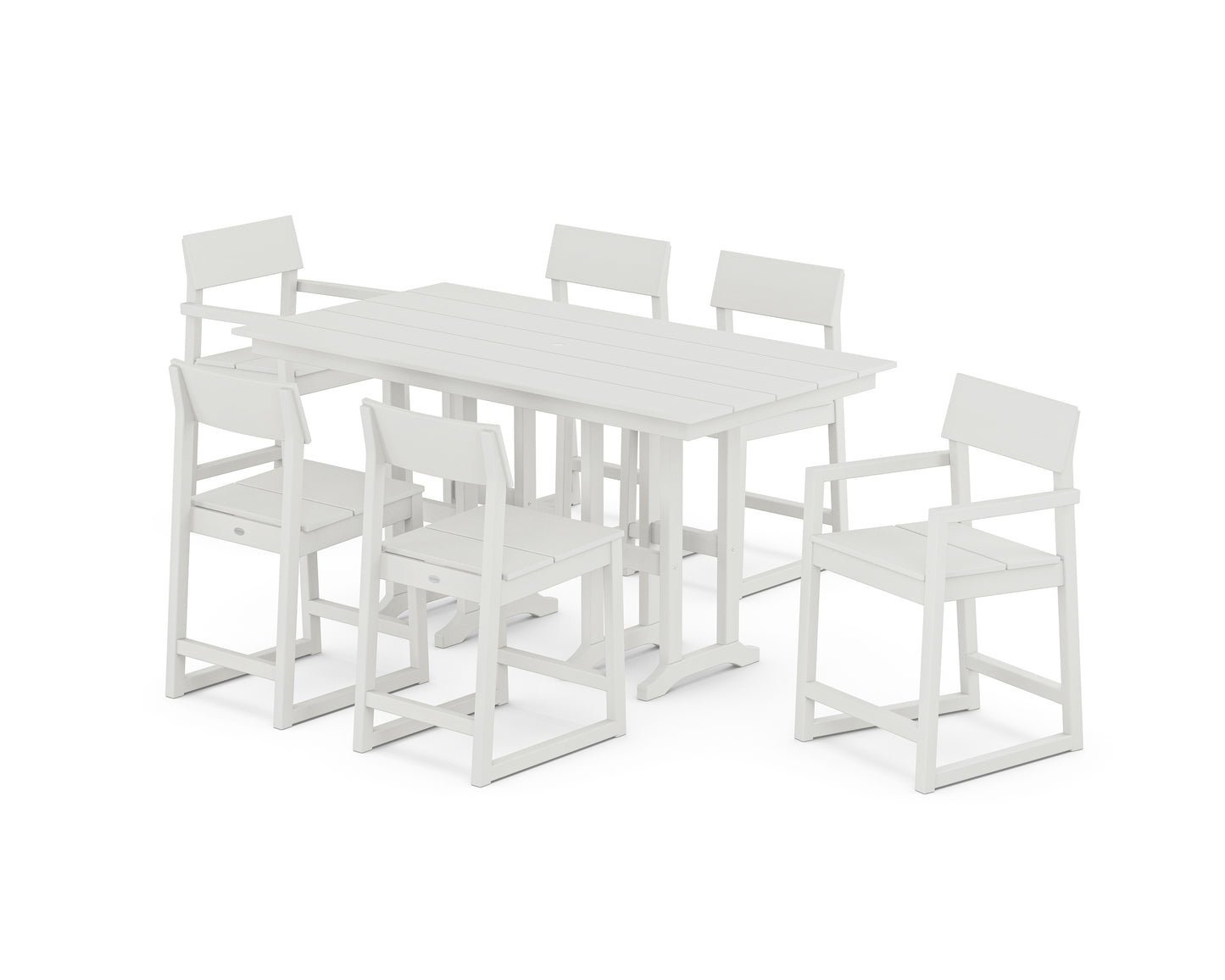 EDGE 7-Piece Farmhouse Counter Set