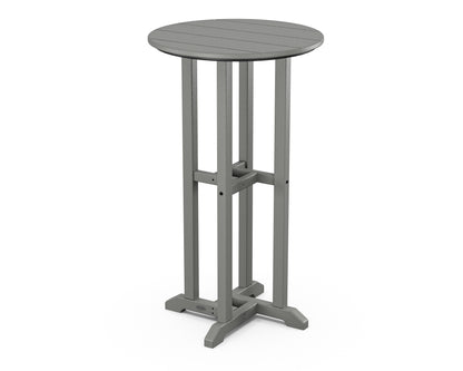 24" Round Farmhouse Bar Bistro Table
