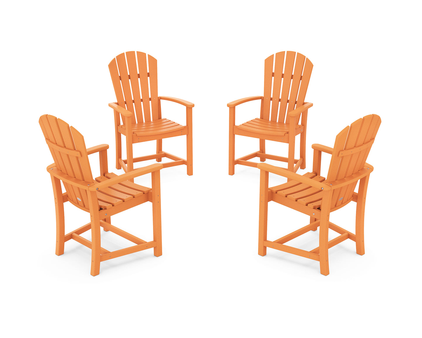 Palm Coast 4-Piece Upright Adirondack Conversation Set