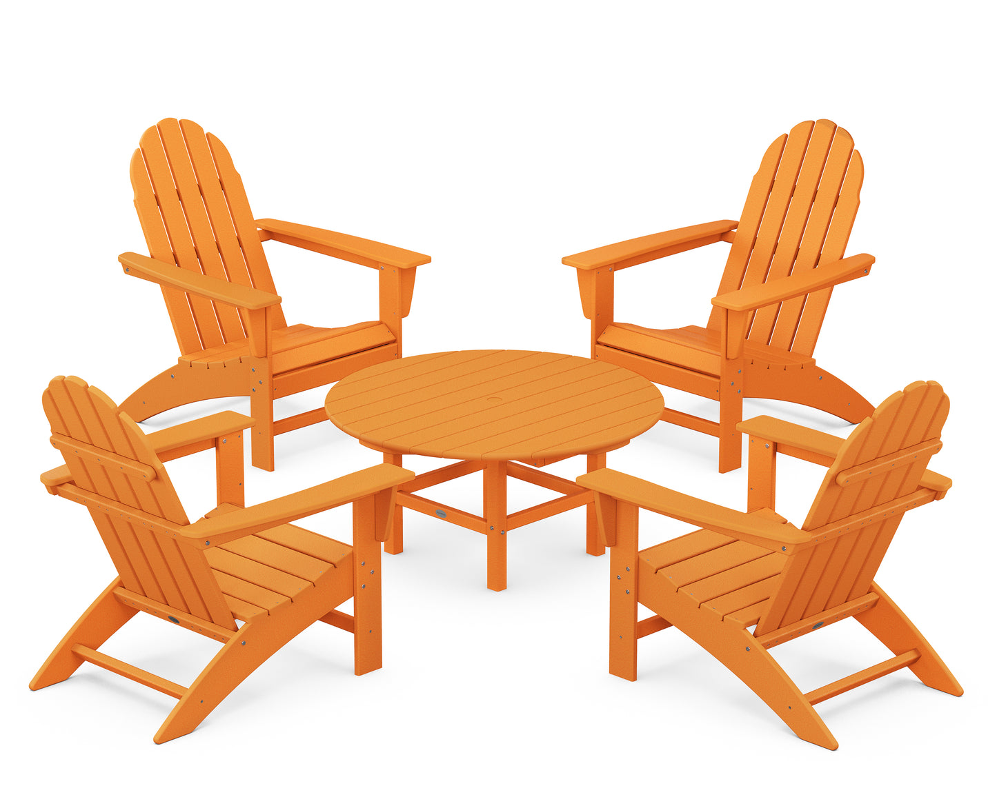 Vineyard 5-Piece Adirondack Chair Conversation Set