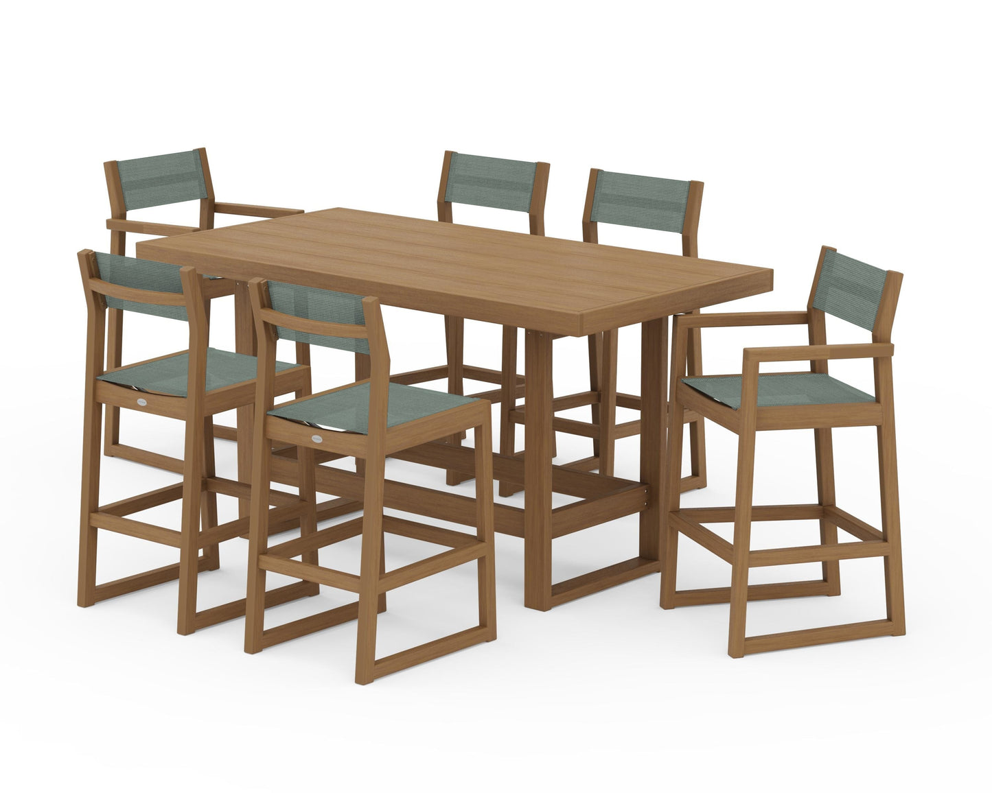 EDGE Sling 7-Piece Bar Table Set