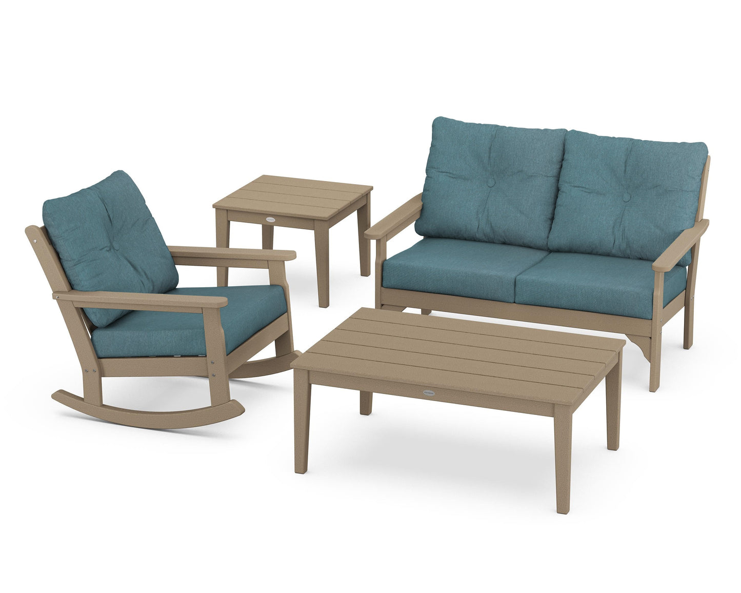 Vineyard 4-Piece Deep Seating Rocker Set