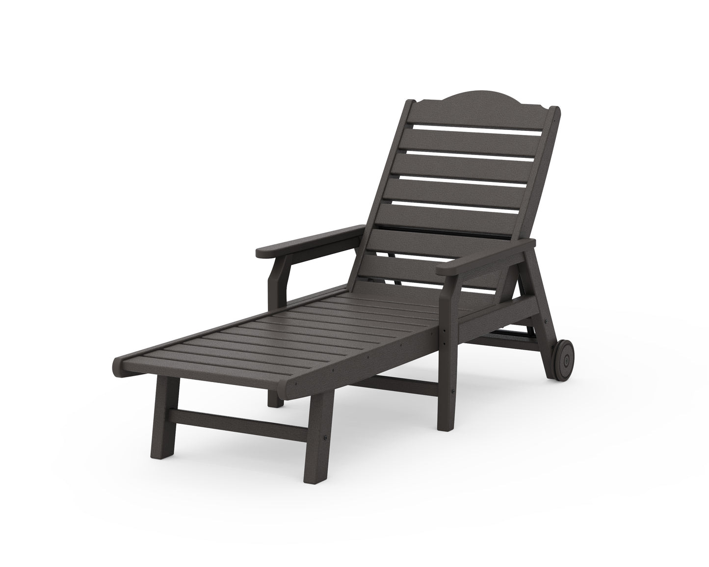 Savannah Chaise with Arms and Wheels