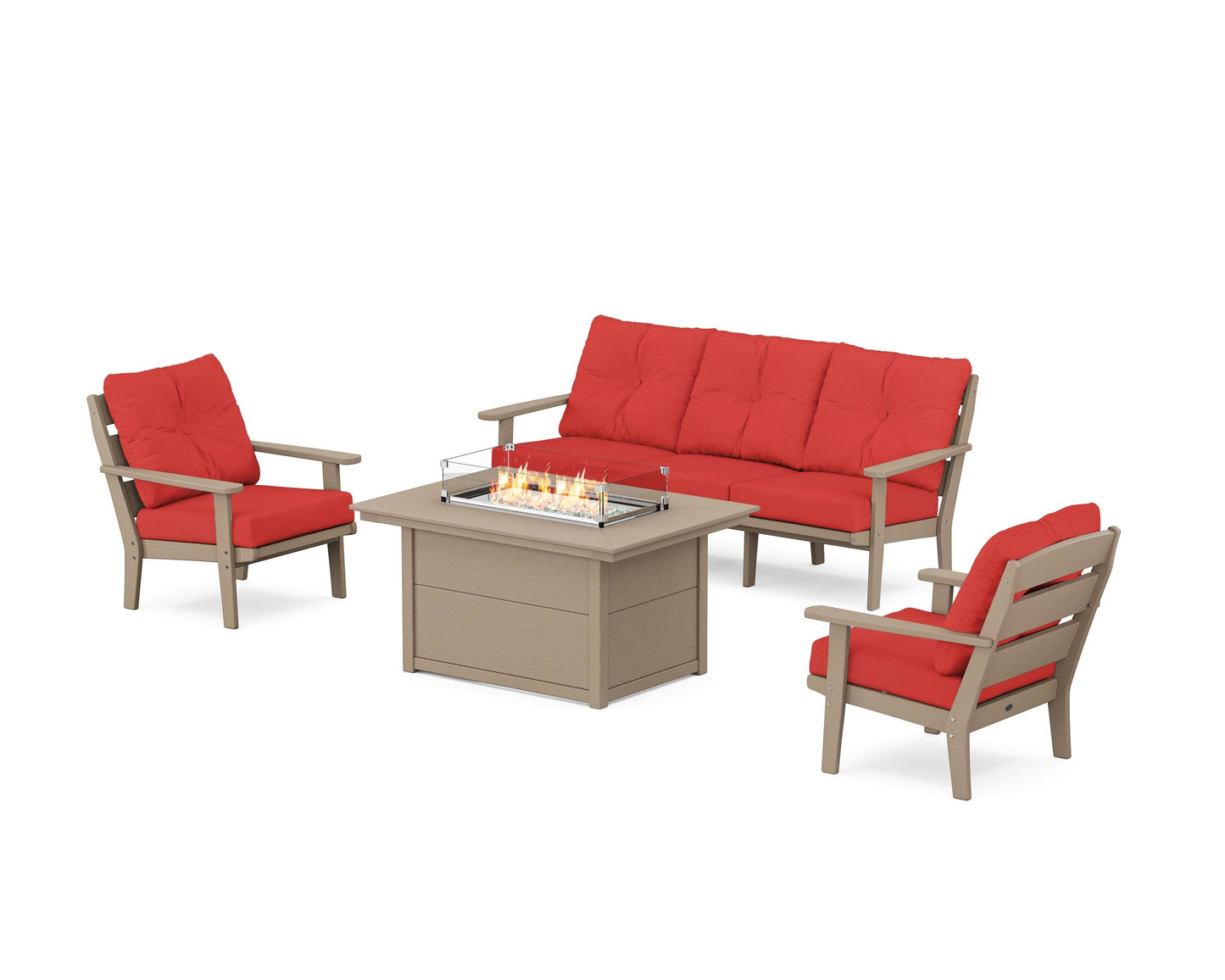 Lakeside Deep Seating Fire Pit Table Set